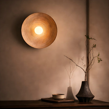 Japanese Halo Wall Light – Modern Minimal Statement