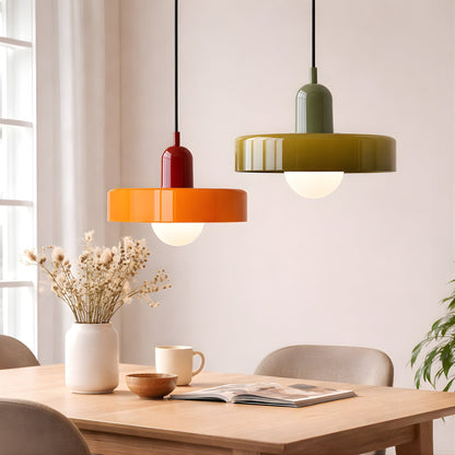 Bauhaus Glass Pendant Light – Modern Sculptural Ceiling Statement