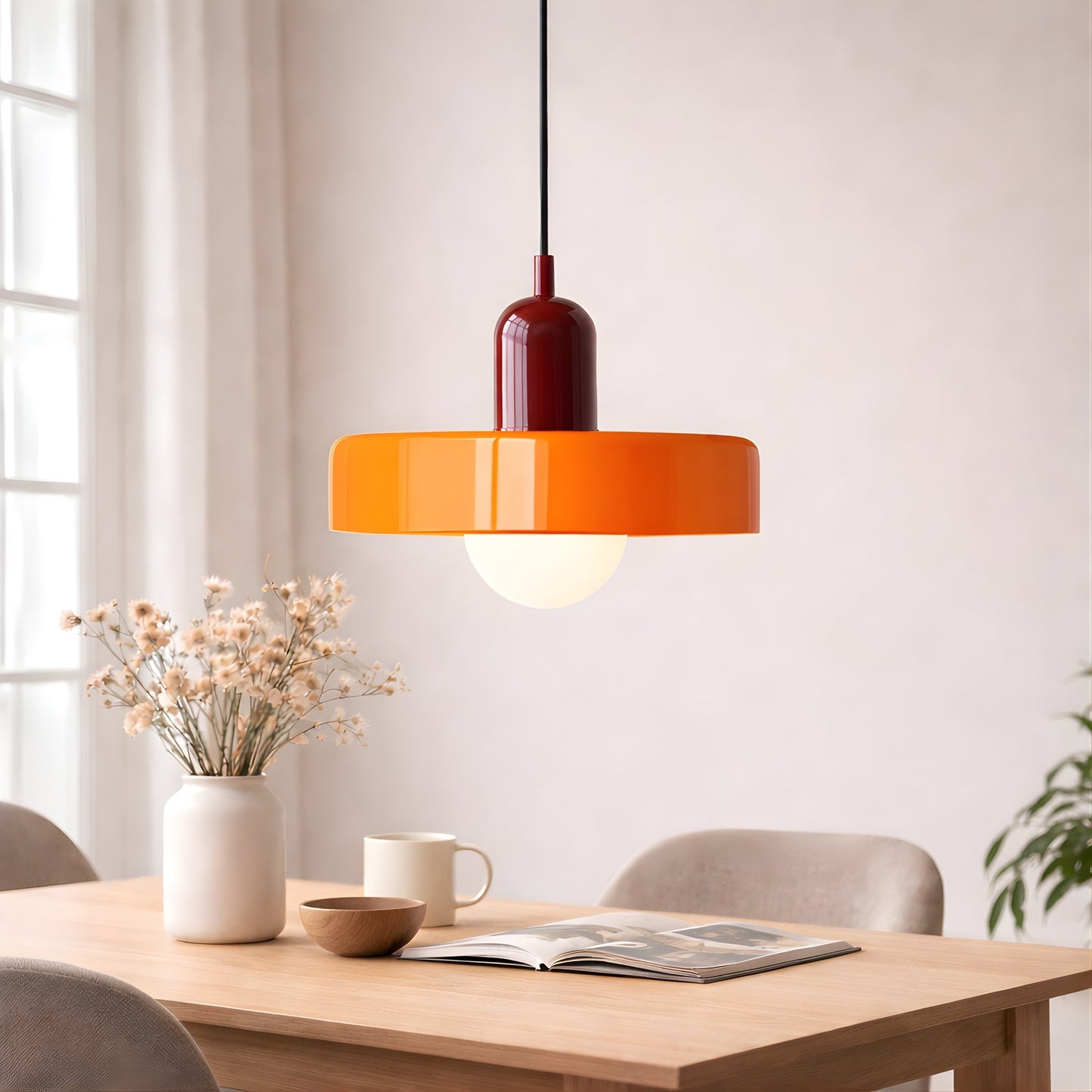 Bauhaus Glass Pendant Light – Modern Sculptural Ceiling Statement