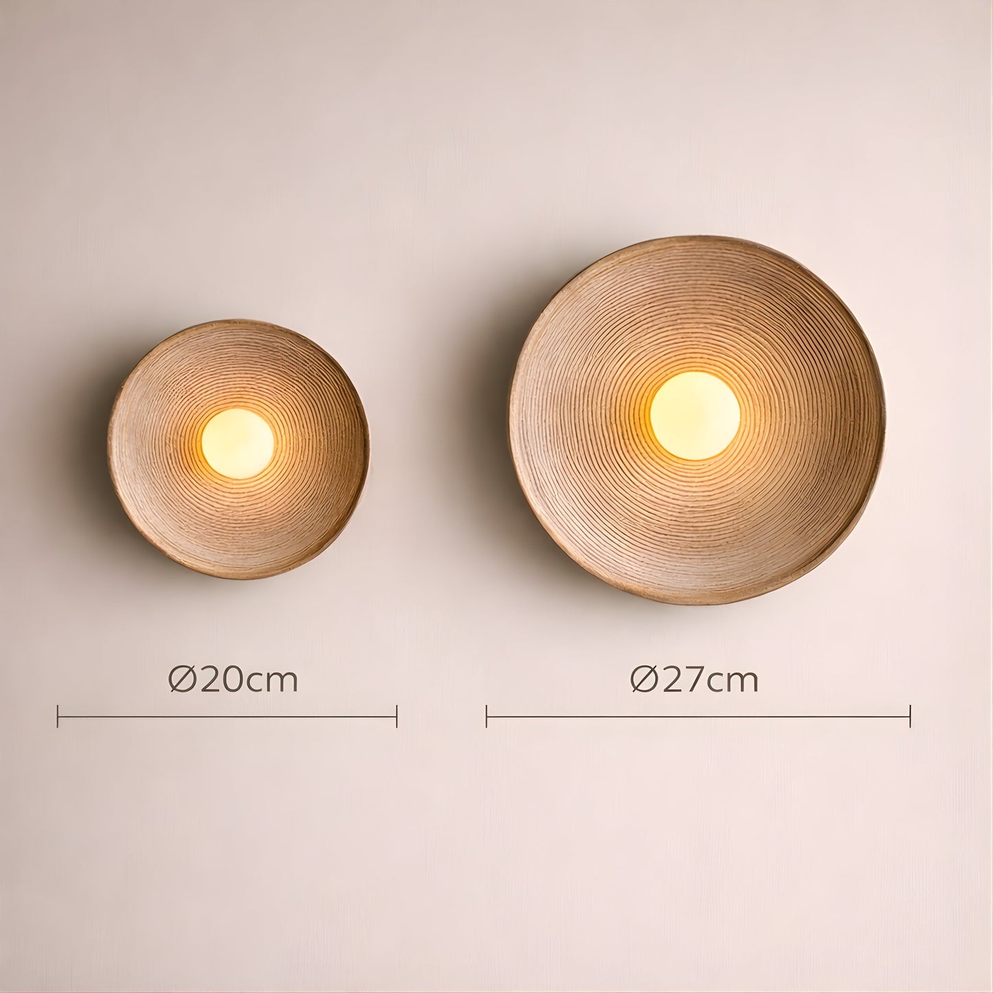 Japanese Halo Wall Light – Modern Minimal Statement