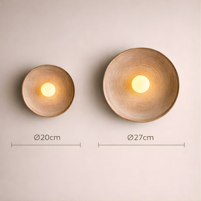 Japanese Halo Wall Light – Modern Minimal Statement