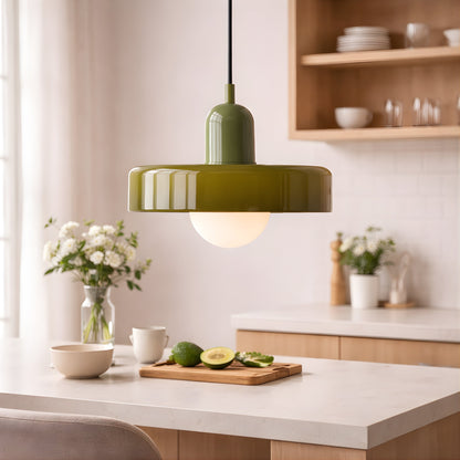 Bauhaus Glass Pendant Light – Modern Sculptural Ceiling Statement