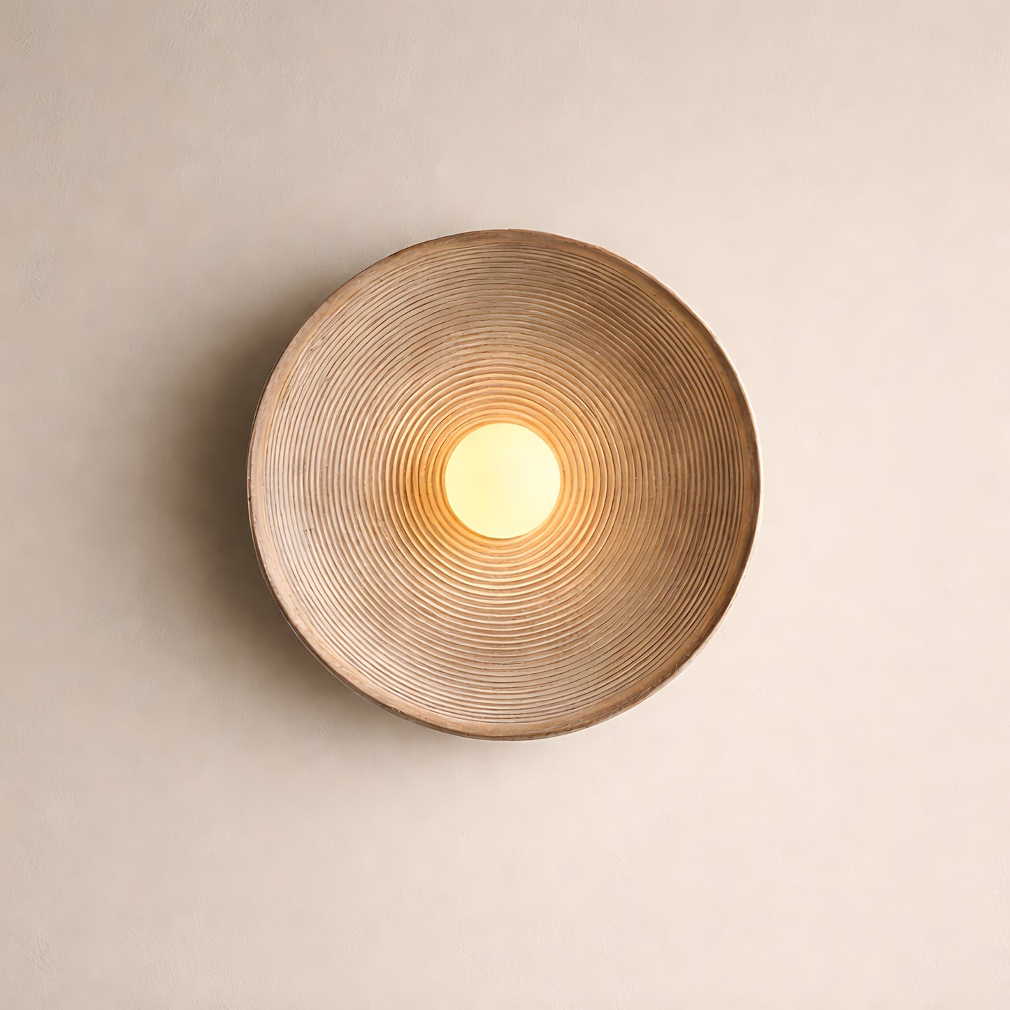 Japanese Halo Wall Light – Modern Minimal Statement