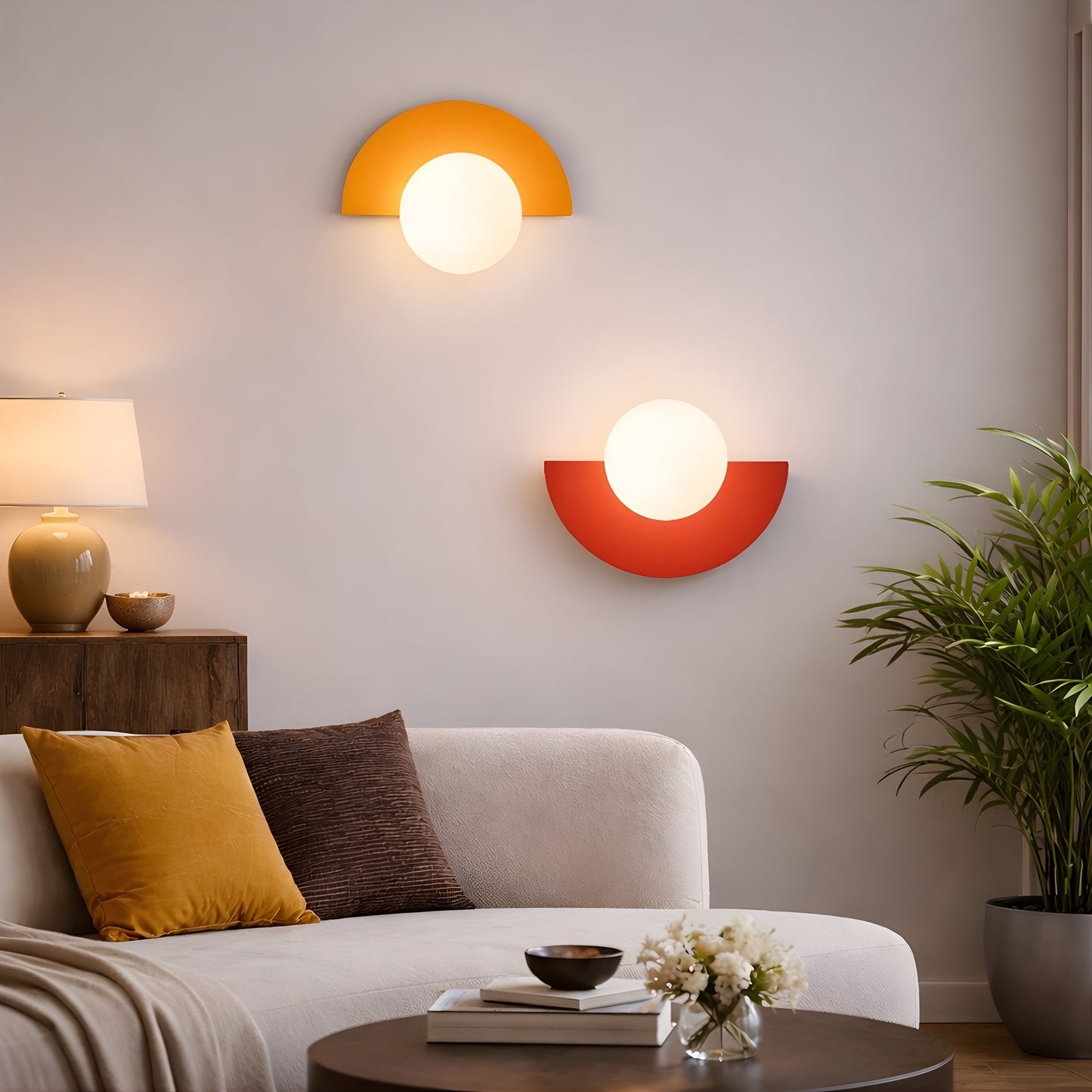 Nordic Eclipse Wall Light – Modern Sculptural Wall Light