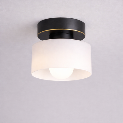 Bauhaus Glass Ceiling Light – Modern Minimalist Fixture