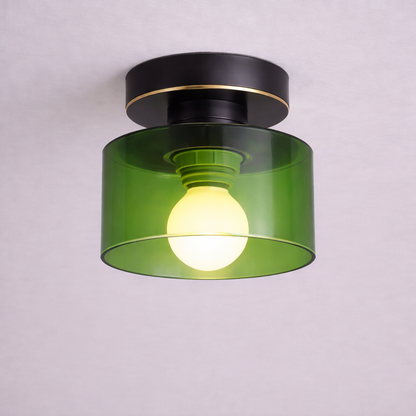 Bauhaus Glass Ceiling Light – Modern Minimalist Fixture