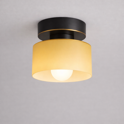 Bauhaus Glass Ceiling Light – Modern Minimalist Fixture